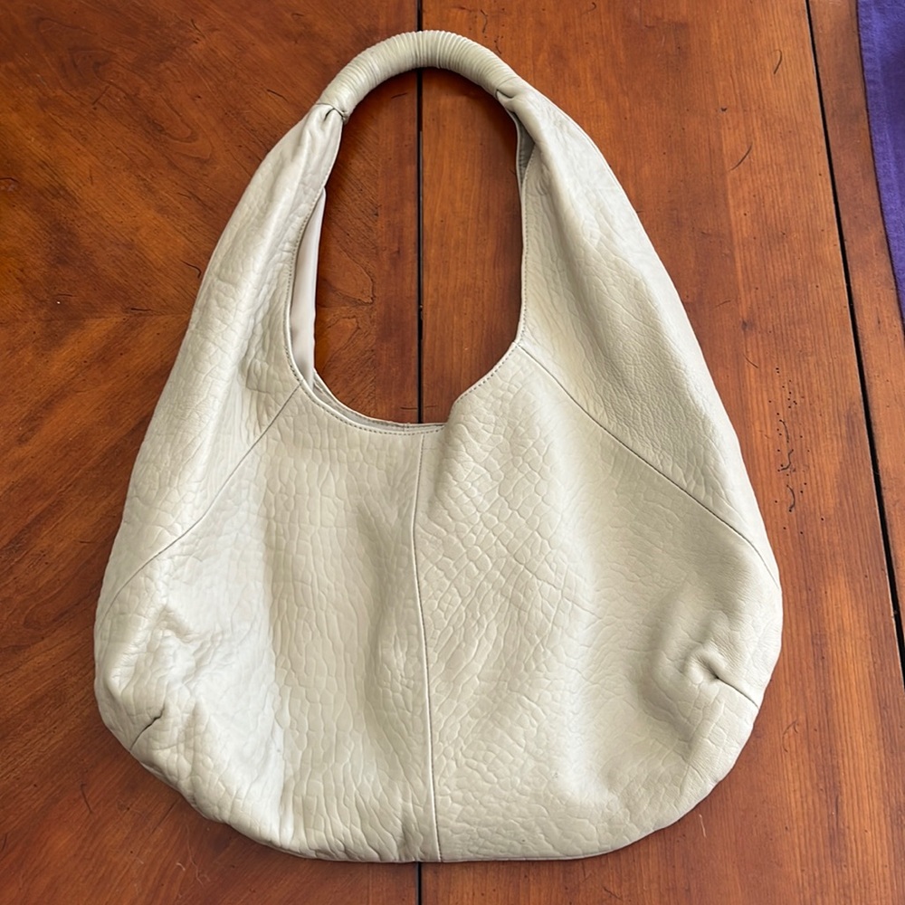 Anthropologie Leather Slouchy Shoulder Bag